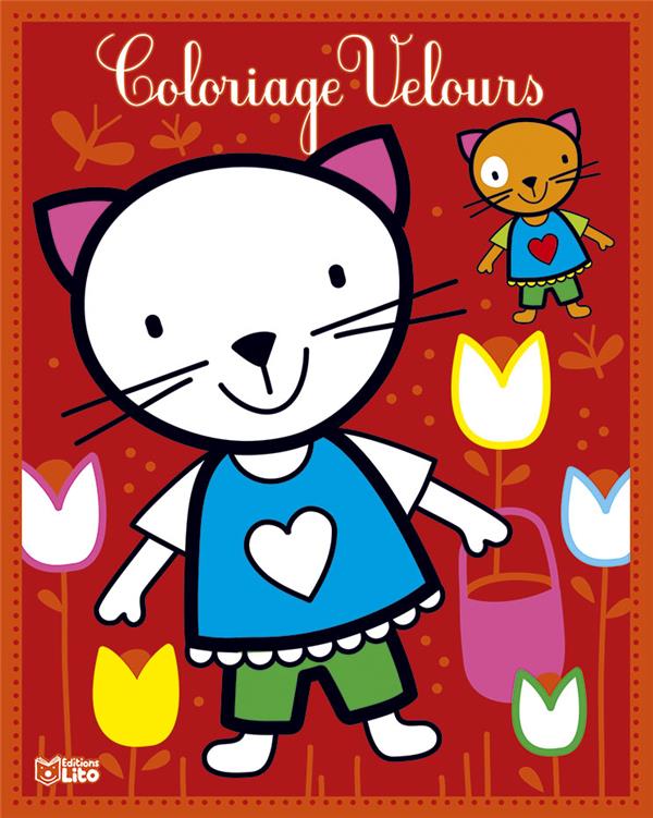 Coloriage Velours Le Petit Chat Livres Jeux Et D