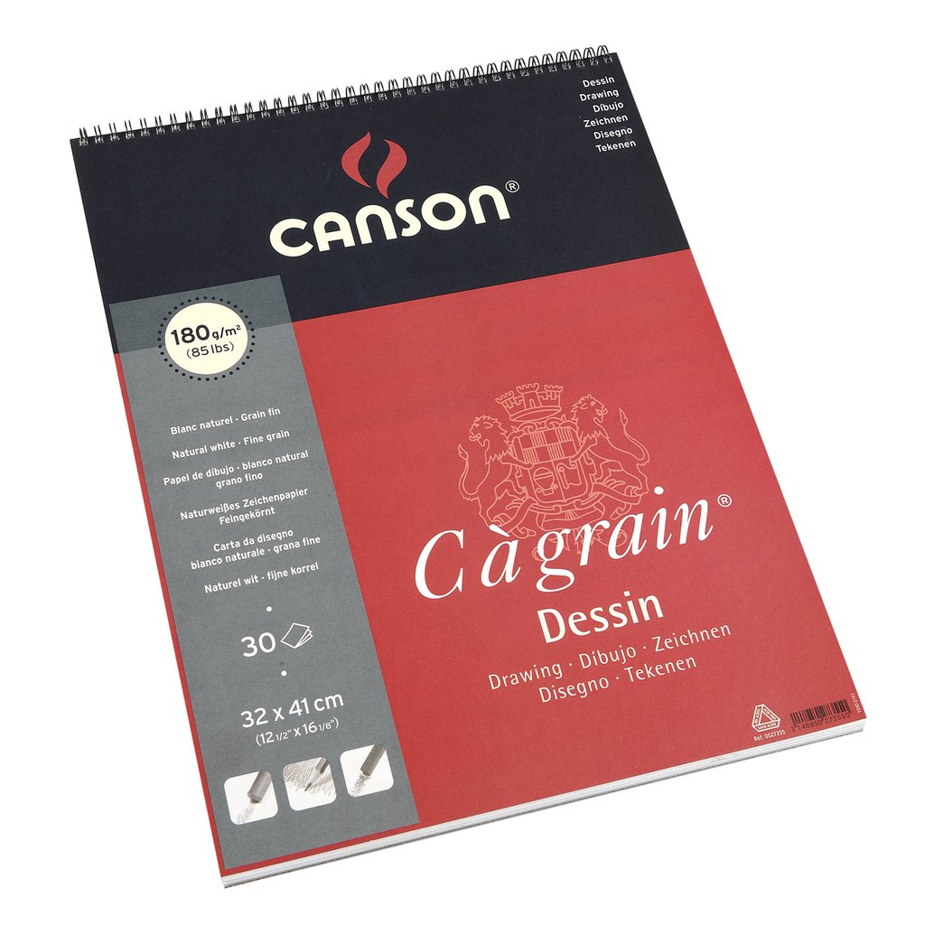 Canson C Grain Bloc Dessins Reliure Spirale A Plus