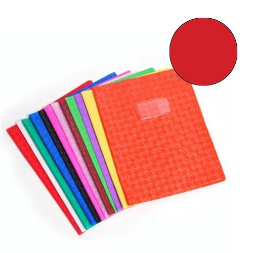 Prot Ge Cahier X Cm Motif Losange Rouge Prot Ge Cahiers