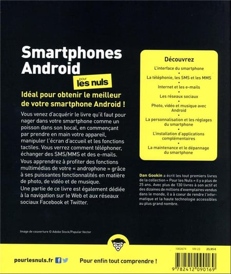 Smartphones Android Pour Les Nuls E Dition Dan Gookin