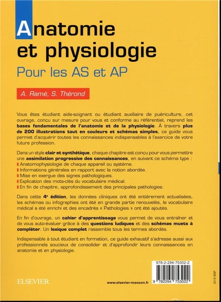 Anatomie et physiologie aide soignant et auxiliaire de puériculture