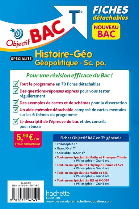 Objectif bac histoire géo géopolitique sciences politiques