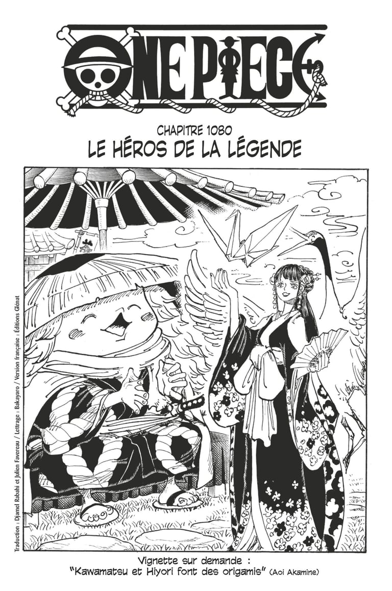 One Piece édition originale Chapitre 1080 Le héros de la légende