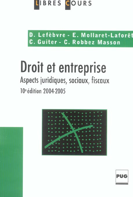 Droit Et Entreprise Eme Edition E Edition Livre