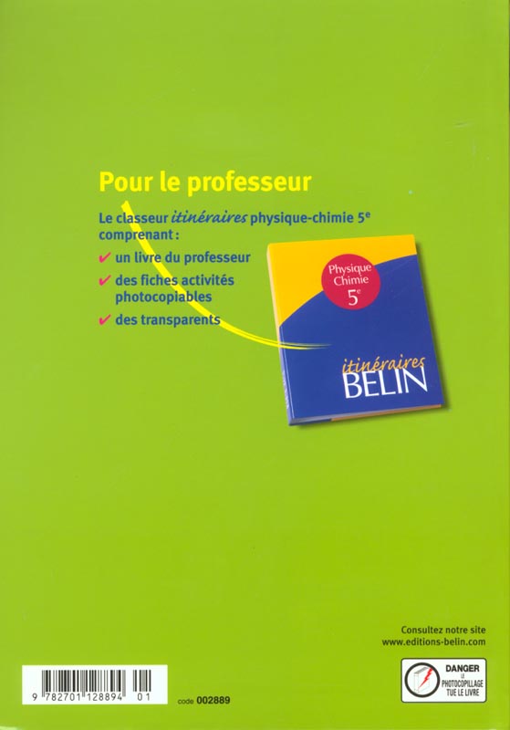 Physique Chimie E Livre De L Eleve Manuels Scolaires