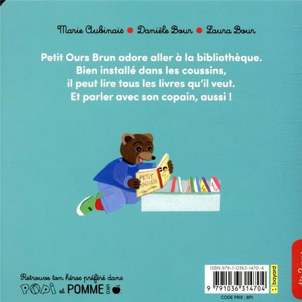 Petit Ours Brun Va La Biblioth Que Marie Aubinais Livres Pour