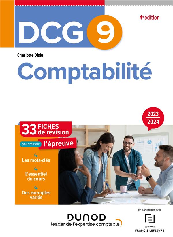 DCG 9 comptabilité fiches de révision édition 2023 2024