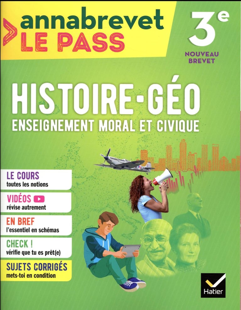 Annabrevet le pass histoire géographie emc 3e édition 2018