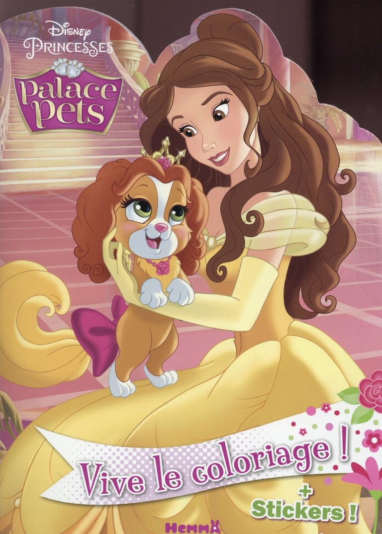 Vive Le Coloriage Disney Princesses Palace Pets Belle Disney