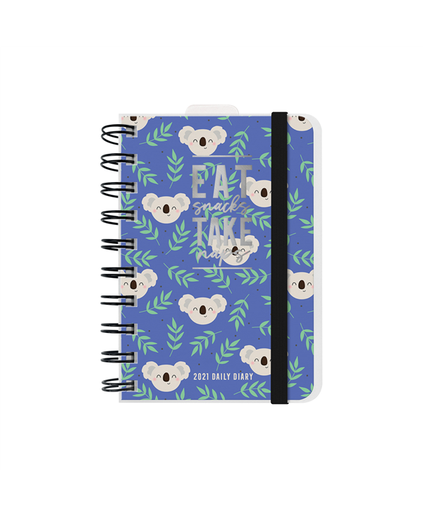 Agenda Civil Journalier Koalas X Cm Legami Blanc