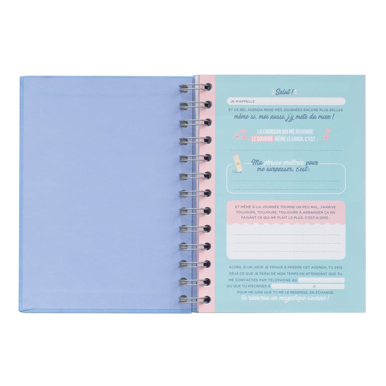 Agenda Scolaire Semainier Classique Petit Format X