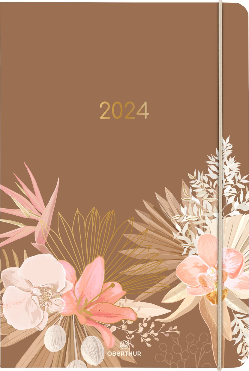 Agenda Civil Semainier 2023 2024 Oberthur Terracotta Giverny 15 X