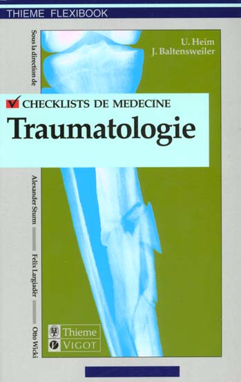 Checklist checklists en traumatologie 2711412326 Livre Médical