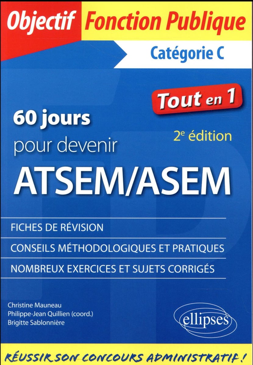 Jours Pour Devenir Atsem Asem E Dition Christine Mauneau