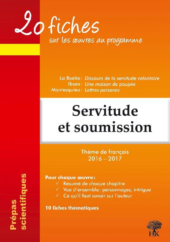 Fiches Servitude Et Soumission Pr Pas Scientifiques La Bo Tie