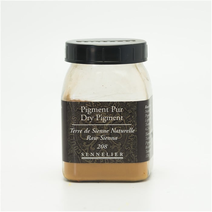 Pot De Pigment Terre Sienne Naturelle N Pigments Et Liants