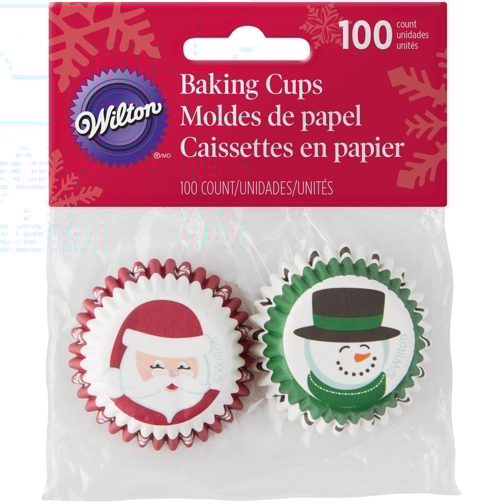 Lot De 150 Caissettes De Noël En Papier Pour Cupcakes Et