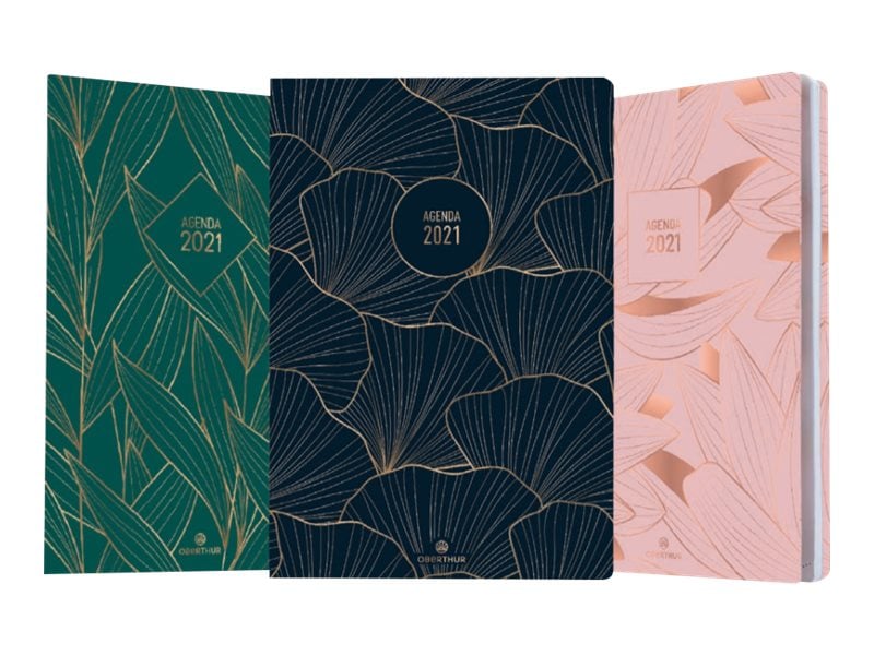 Agenda Semainier De Poche Oberthur Lady Kent Spiralé Modèle Aléatoire