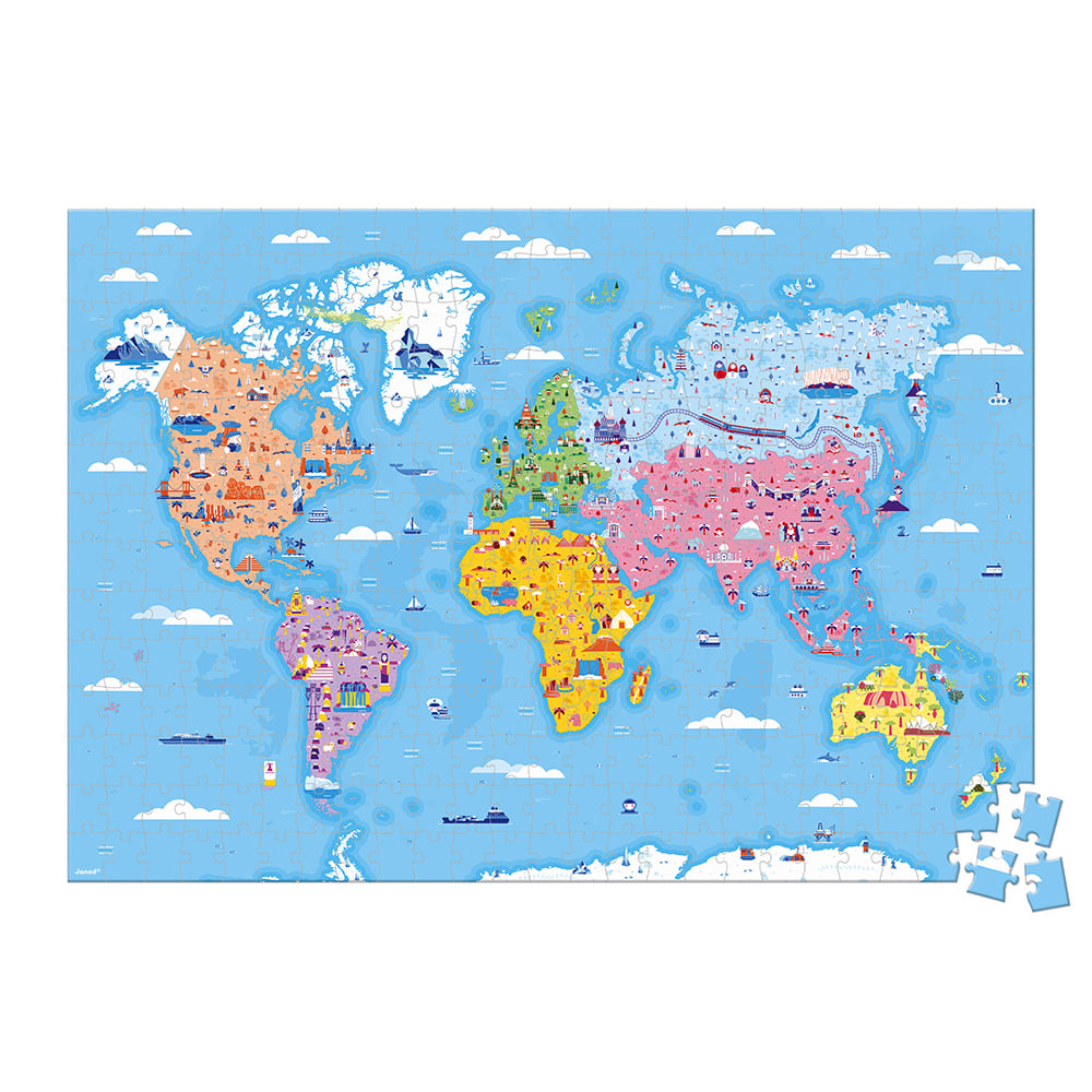 Cultura Carte Du Monde PUZZLE EDUC. CURIO. MONDE | Cultura