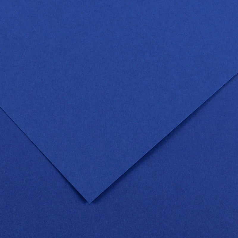 Canson Iris Vivaldi - Papier - A4 - 1 feuille - Bleu roi n°23 - 120g/m² ...