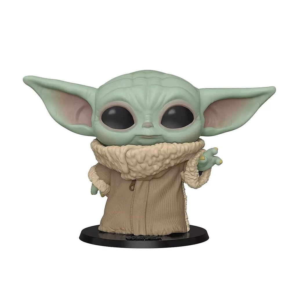 Figurine Funko Pop Star Wars The Mandalorian Bebe Yoda N 369 Super Sized Objets A Collectionner Cinema Series Cultura