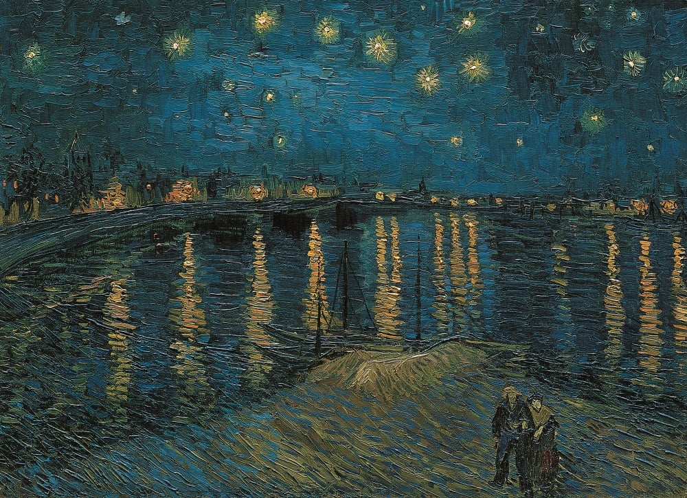 Nuit étoilée sur le Rhône Museum 1000 pieces Van Gogh Clementoni Clementoni 