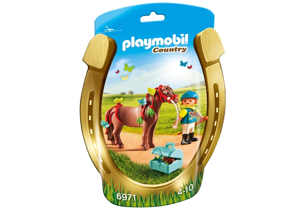Playmobil 6971 Poney à Décorer Papillon - Neuf, Ferme, Pour Enfants 5-7 Ans