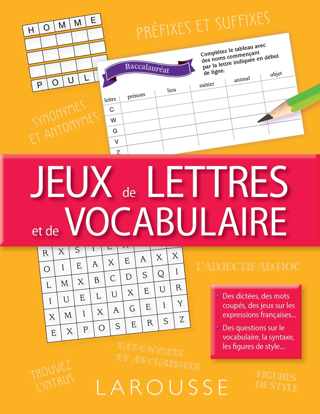 Mot De 9 Lettres Commençant Par Bo Jeux de lettres et de vocabulaire - 9782035898395 | Cultura