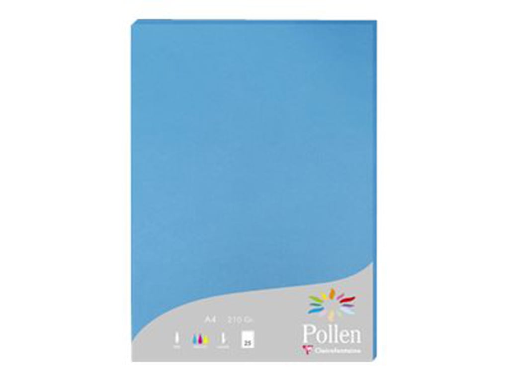 FarbenFroh® Lot de 25 feuilles de papier A4 Turquoise 240 g/m² 21 x 29,7 cm 