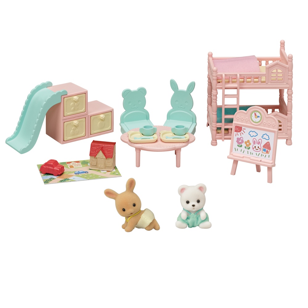 La Salle De Jeu Des Bebes Et Figurines Sylvanian Families Jeux D Imagination Cultura