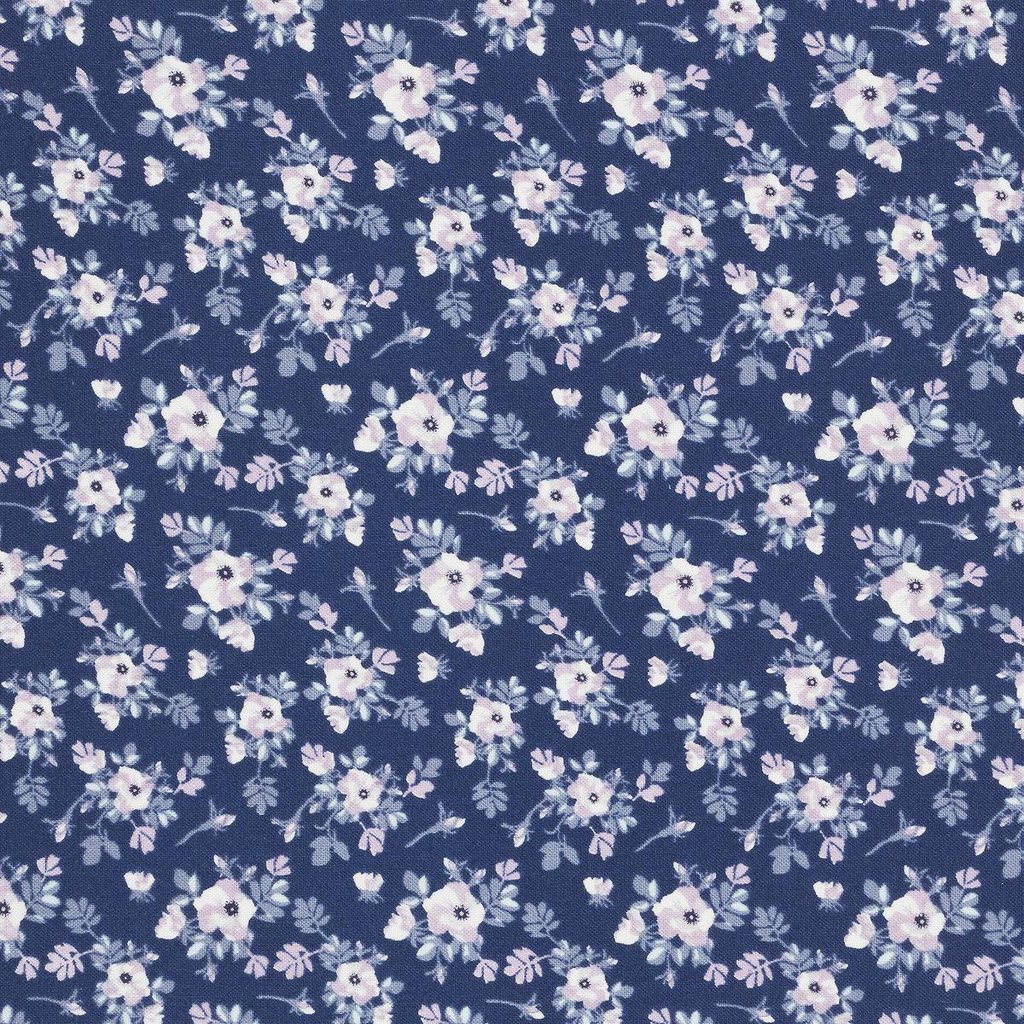Coupon De Tissu Ancien Fleuri - Motif Bleu Turquoise, Rose, Saumon, Dimensions 80 X 87 Cm