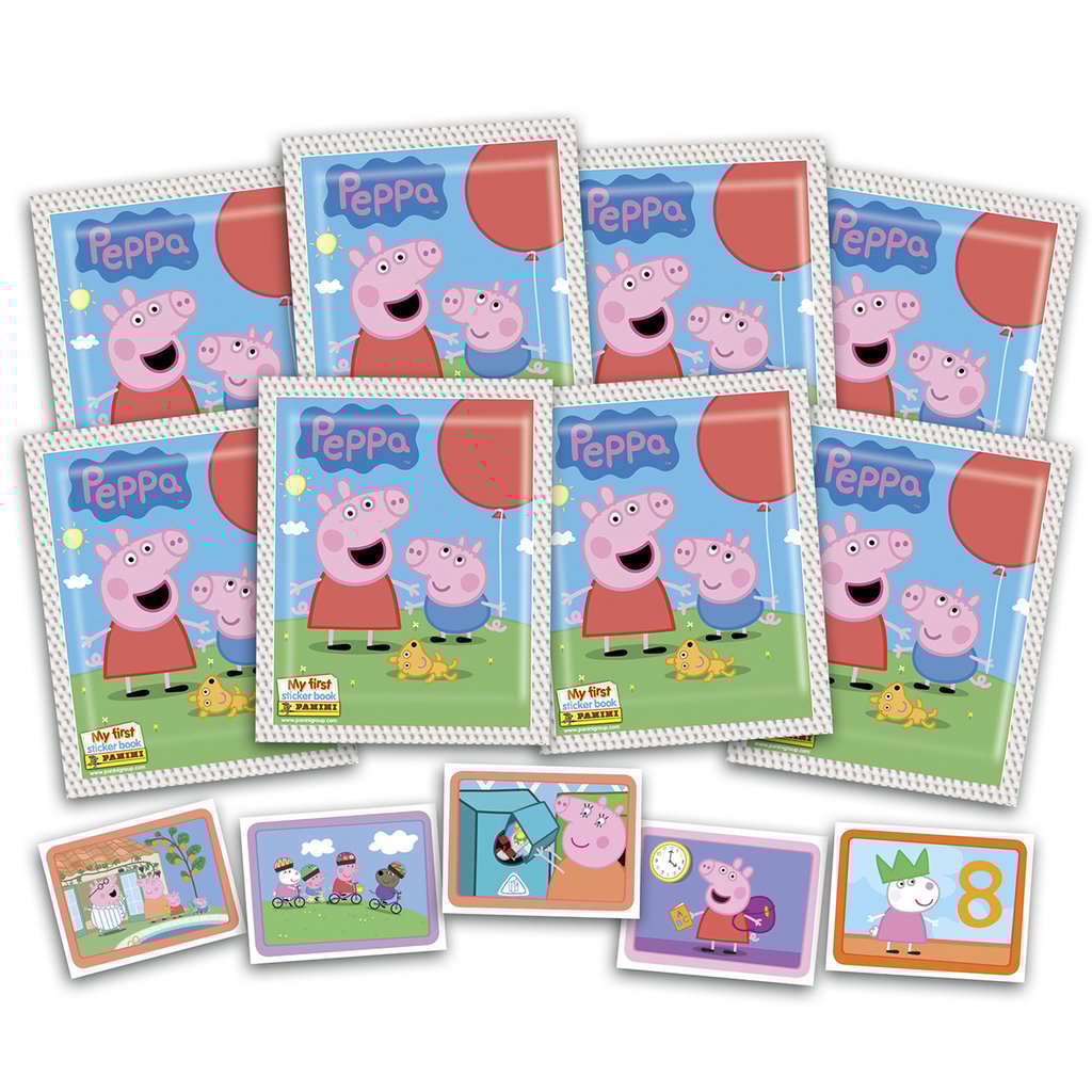 Peppa Pig 40 cartes à collectionner Panini Stickers Panini Jeux