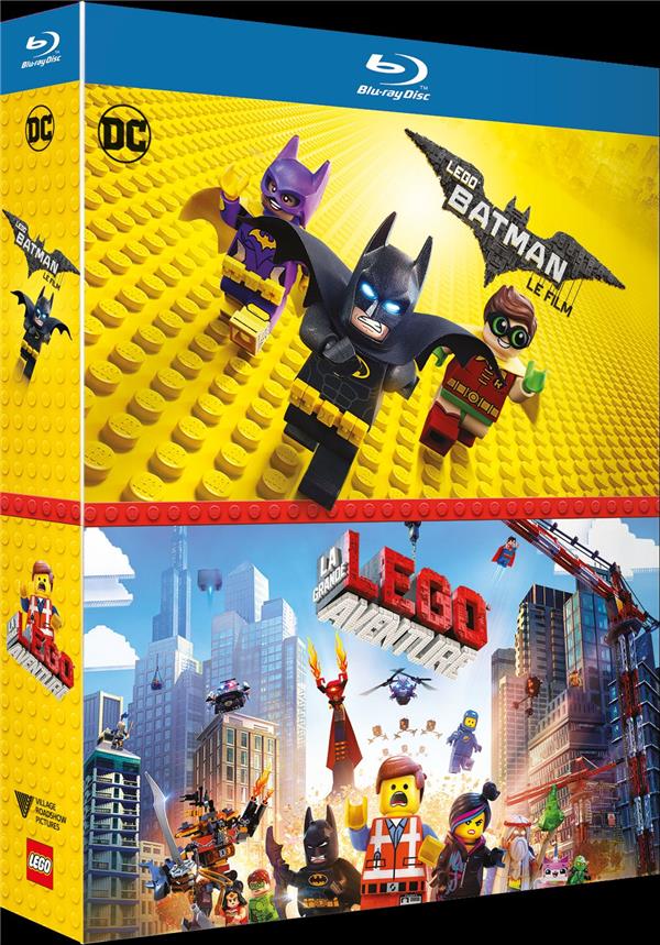 Lego Batman, le film + La Grande Aventure Lego - Blu-ray Dessins animés -  Blu-ray Jeunesse - Blu-ray | Cultura