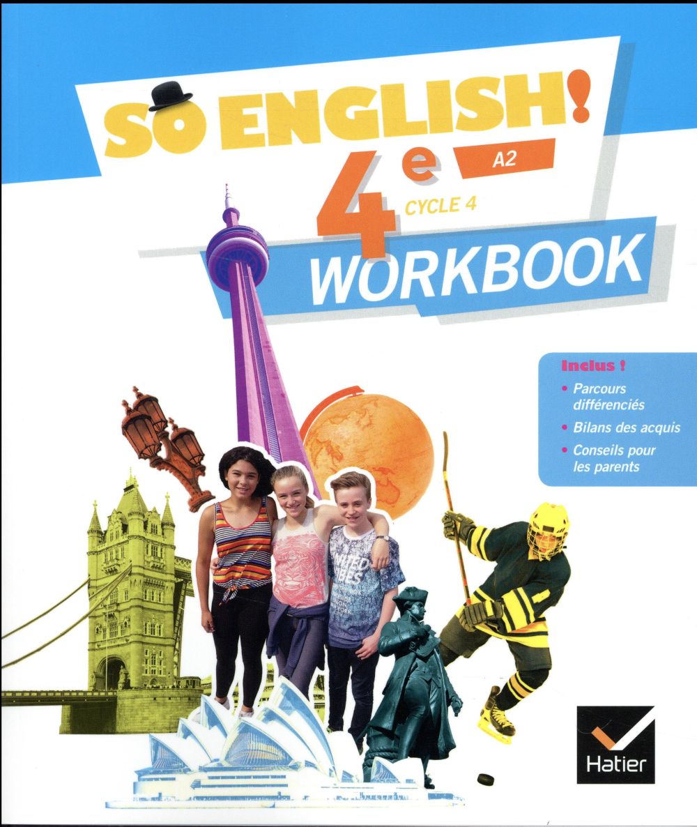 E For English 4e Workbook Correction Pdf So english! - anglais - 4e - workbook (édition 2017) : Elisabeth  Jardon,Evelyne Ledru-Germain - 2401026762 - Manuels scolaires | Cultura