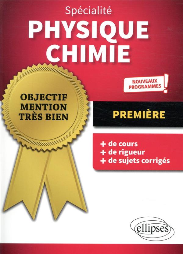 Spécialité physiquechimie première, nouveaux programmes Frédéric — free download