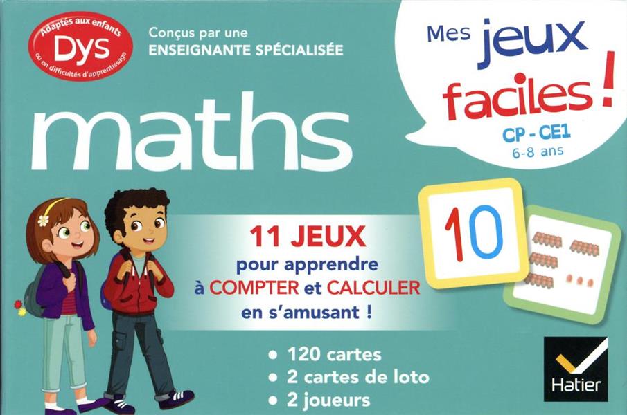 Mes Jeux De Maths Facile CP CE1 Dys Thomas Tessier Evelyne Barge Mes jeux de maths facile cp ce1 dys thomas tessier evelyne barge