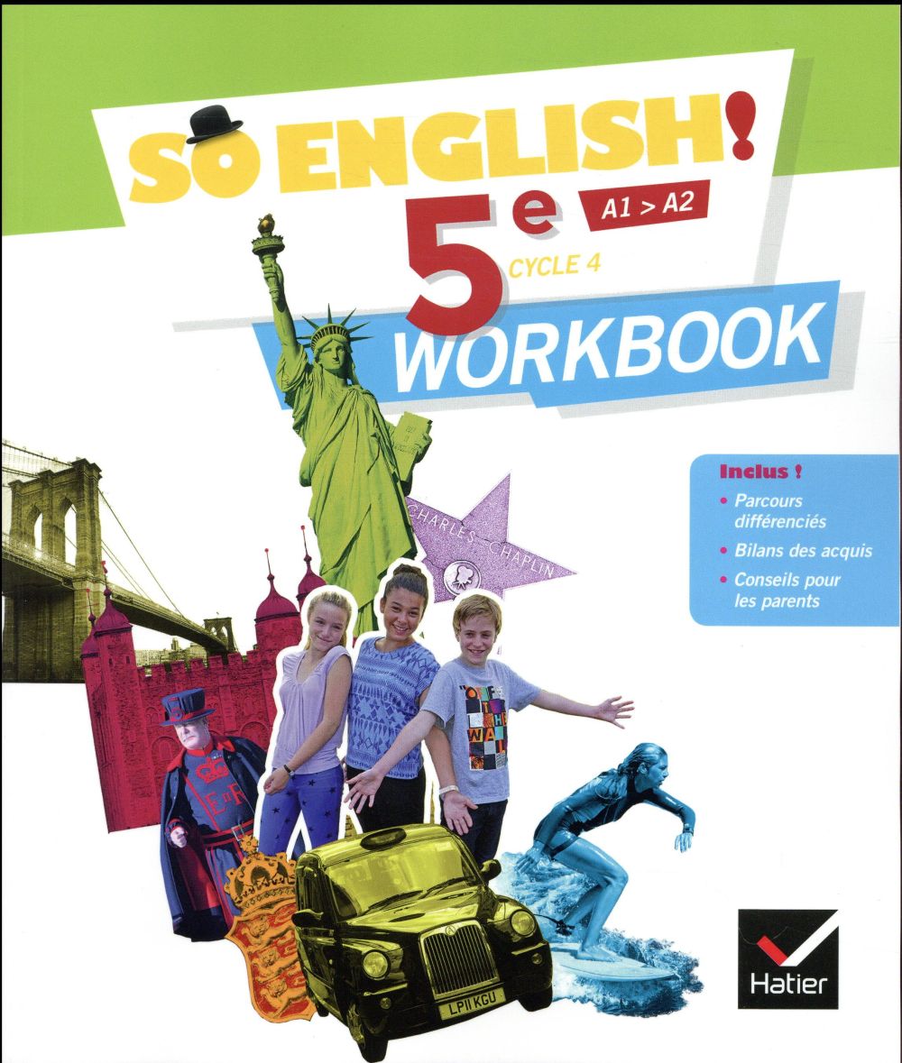 E For English 5e Manuel Numerique So english! - anglais - 5e - workbook (édition 2017) : Collectif -  2401021663 - Manuels scolaires | Cultura