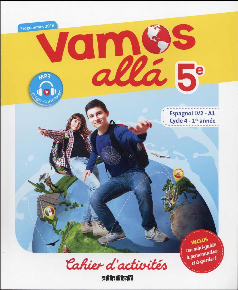 Manuel D espagnol 5ème En Ligne Gratuit VAMOS ALLA : espagnol - 5ème - cahier : Collectif - 2278083708 - Manuels  scolaires | Cultura