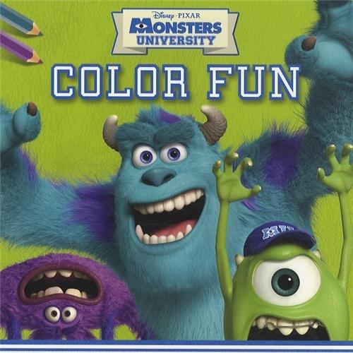 Disney Color Fun Monsters University Znu 9044738062 Livres Jeux Et Dactivités Cultura 7989