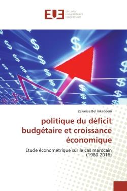 Politique Du Deficit Budgetaire Et Croissance Economique - Etude ...