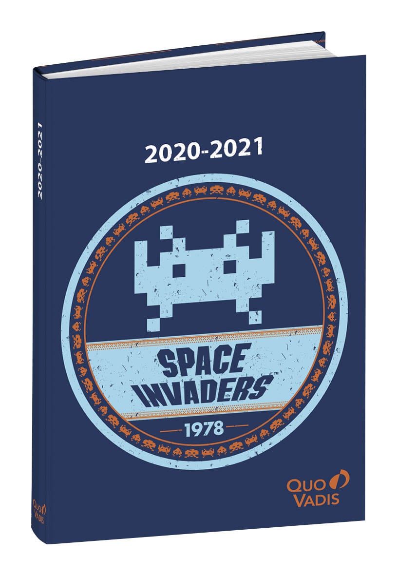 Agenda Scolaire Journalier 2020/2021 - Space Invaders - 12 X 17 Cm ...