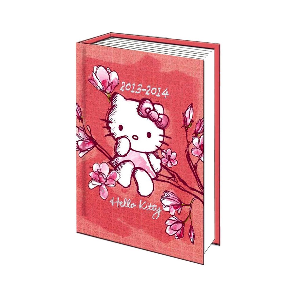 Set Agenda Hello Kitty – Journal Intime Avec Stylo à Poils, Autocollants Et Accessoires – Kit Créatif Papeterie Pour Fille