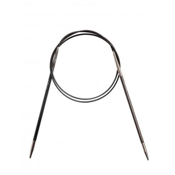 Prym Aiguilles Circulaires Ergonomiques Carbone 2,5 Mm / 80 Cm – Aiguilles Tricot Acier & Fibre Carbone Anti-Spirale