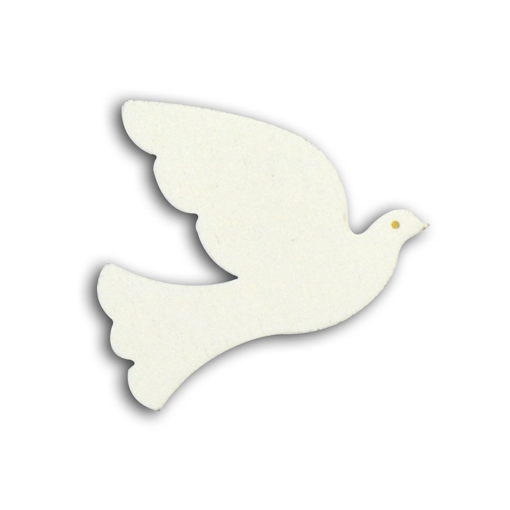 Lot de 25 formes en bois peint - Colombes - Toga - Les Accessoires Déco ...