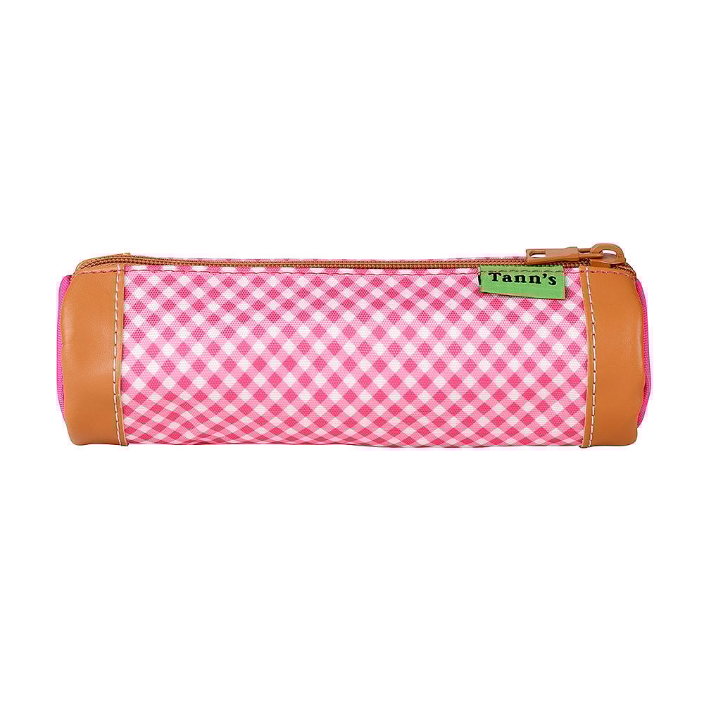 Trousse Tann's - Vichy - 1 compartiment - Rond - Fuschia - Trousses | Cultura