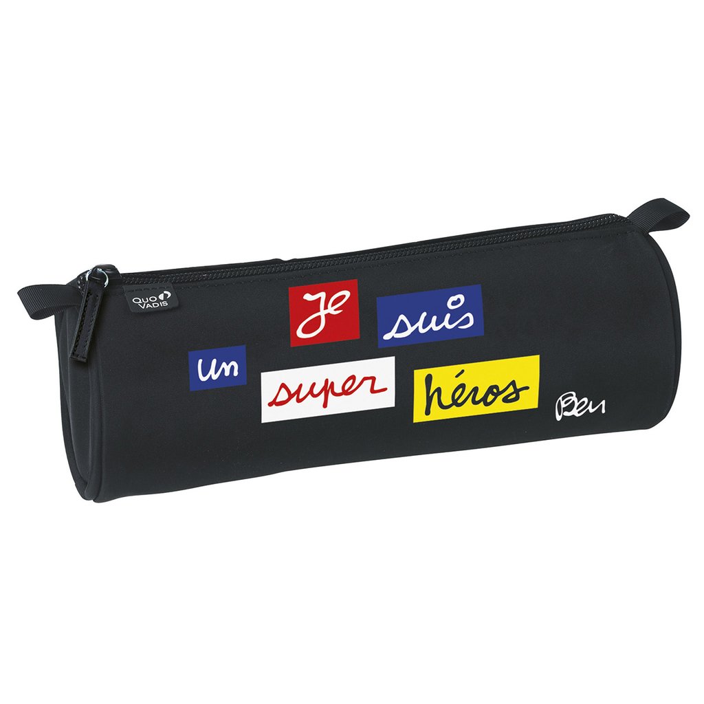 Trousse Ronde Exacompta Eden Pailletée - 22x6,5cm - Coloris Aléatoire Brillant