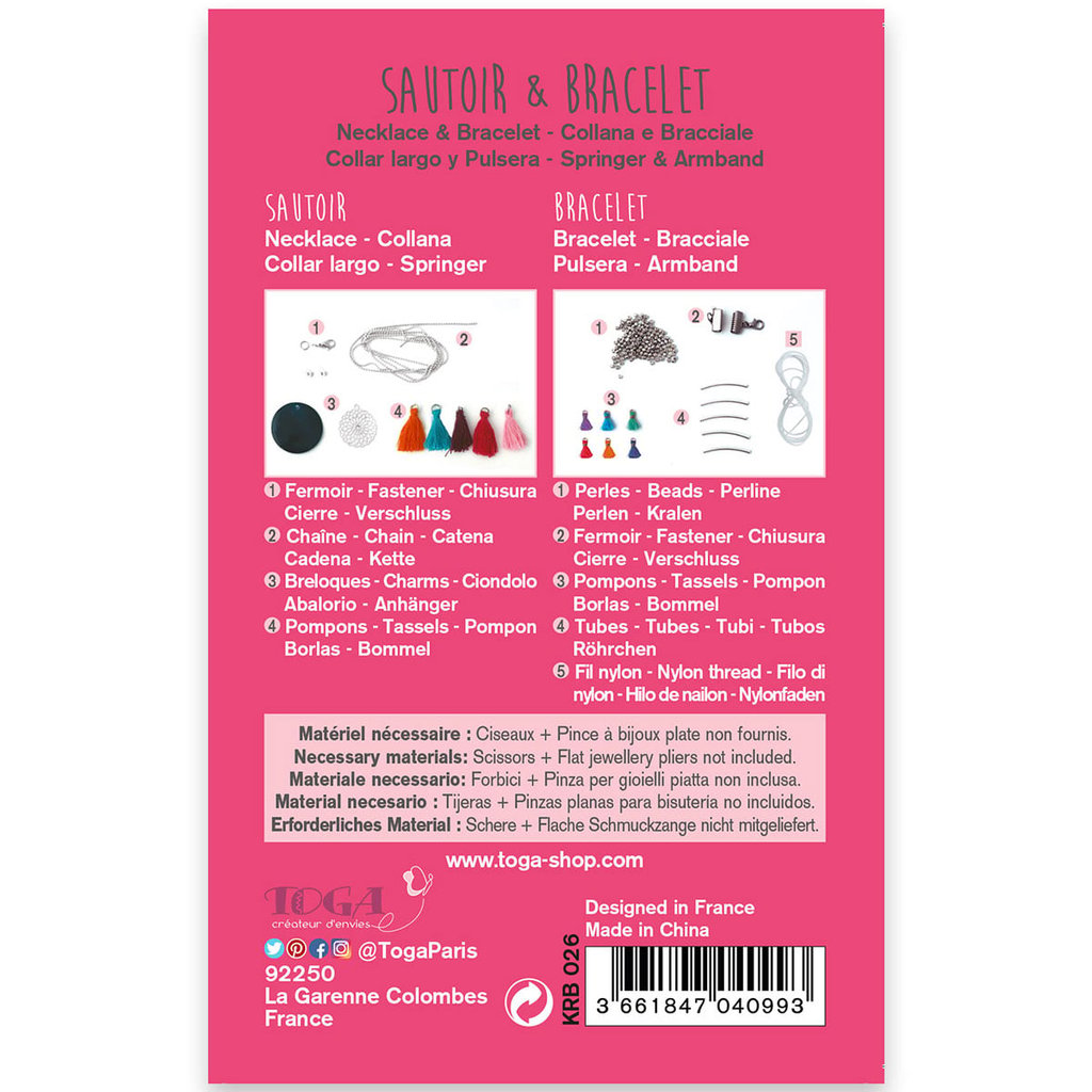 Calendrier De L'Avent Création Bijoux - 24 Jours De Perles Et Accessoires Pour Bracelets Et Colliers - Idéal Filles, Ados