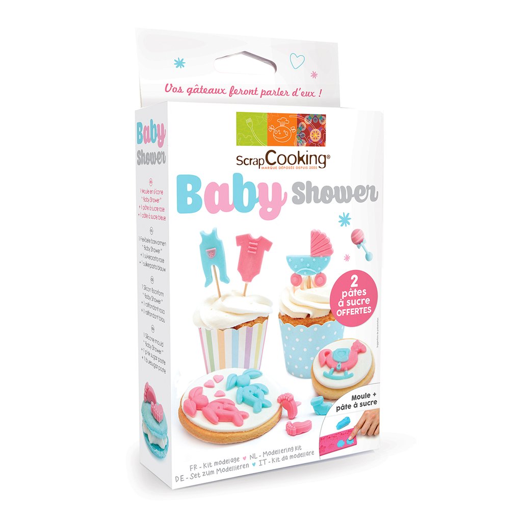 Kit modelage Baby shower Kits et Coffrets Pâtisserie Cultura