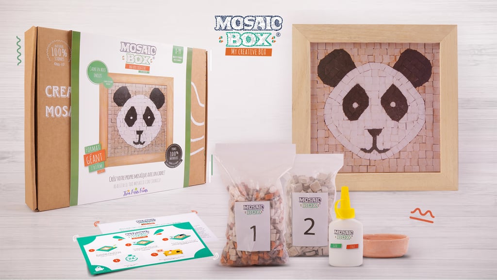 Kit mosaïque géant - panda (mosaic box) - Kits Mosaïque - Mosaïque