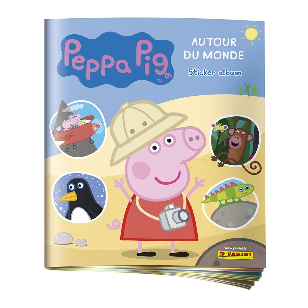 Panini Sonic Album Panini Peppa Pig - Boîte De 36 Pochettes Avec Stickers Et Cartes à Collectionner (220 Stickers + 40 Cartes